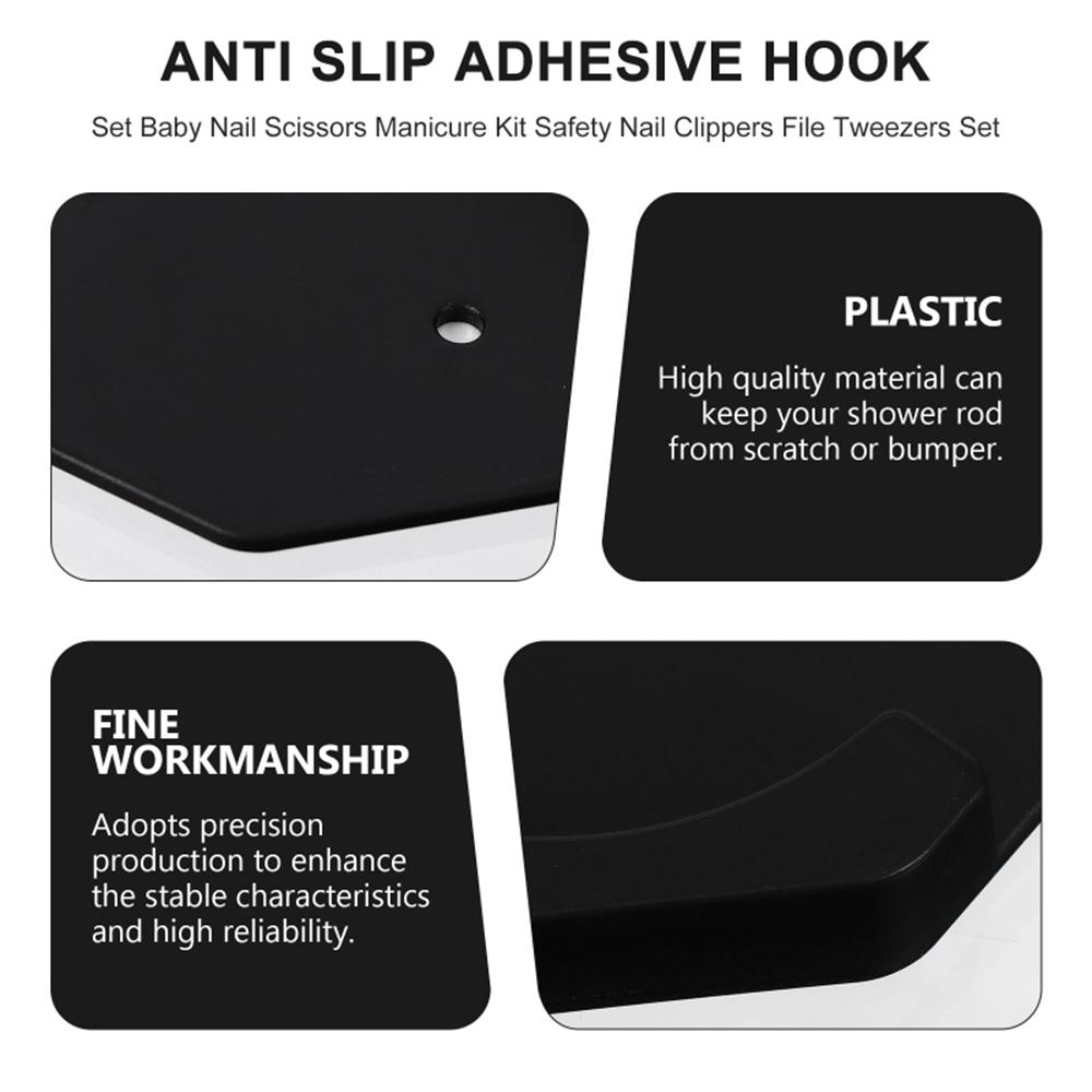 Für Zuhause Hotel Badezimmer Zubehör Vorhangstangenhalter Duschstangenständer Vorhangstangenhalter