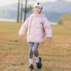 Girls Down Jacket Mid-length Korean Style Thick Loose Children's Clothing Middle and Large Children's Stylish Sportswear