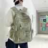 Schoolbag new schoolbag Korean version ins tooling trend couple casual backpack large capacity junior high school student backpack