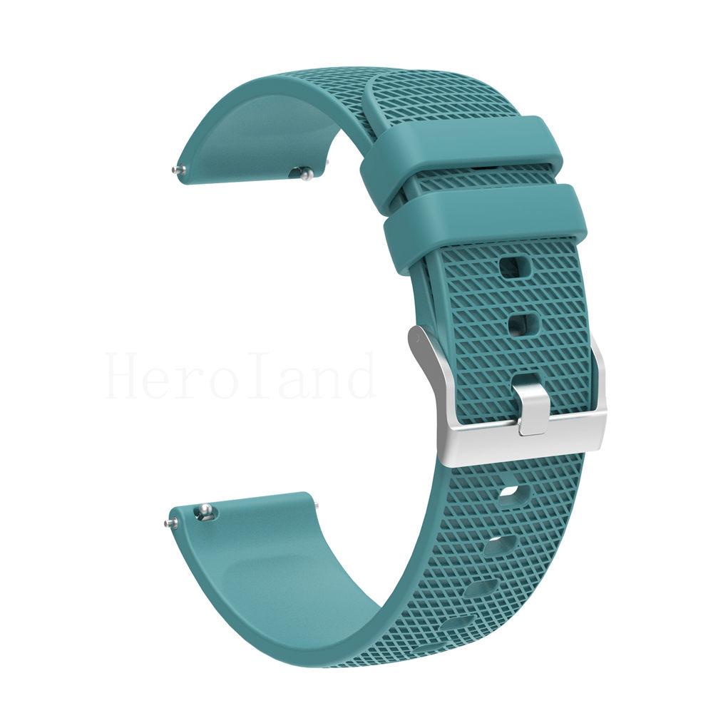 Premium Silicone Watchband WatchStrap Silicone Bracelet Quick Release Rubber Strap WristBand 18mm 20mm 22mm Width Replacement