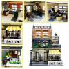 Garden Hotel Themed Building Blocks Set with Light City Street View Model Bricks Creative DIY Kit Ideal Kids Birthday Gift Toy