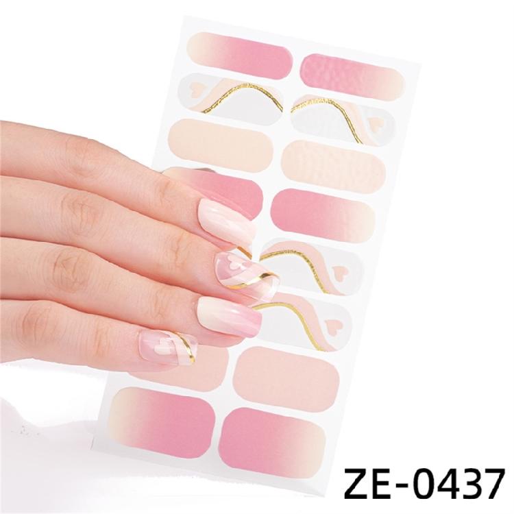 Selbstklebende Maniküre Dekoration Nagelstreifen Mode Nagelaufkleber für Frauen