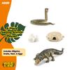 Schleich Faună sălbatică Anaconda și Crocodil 42559