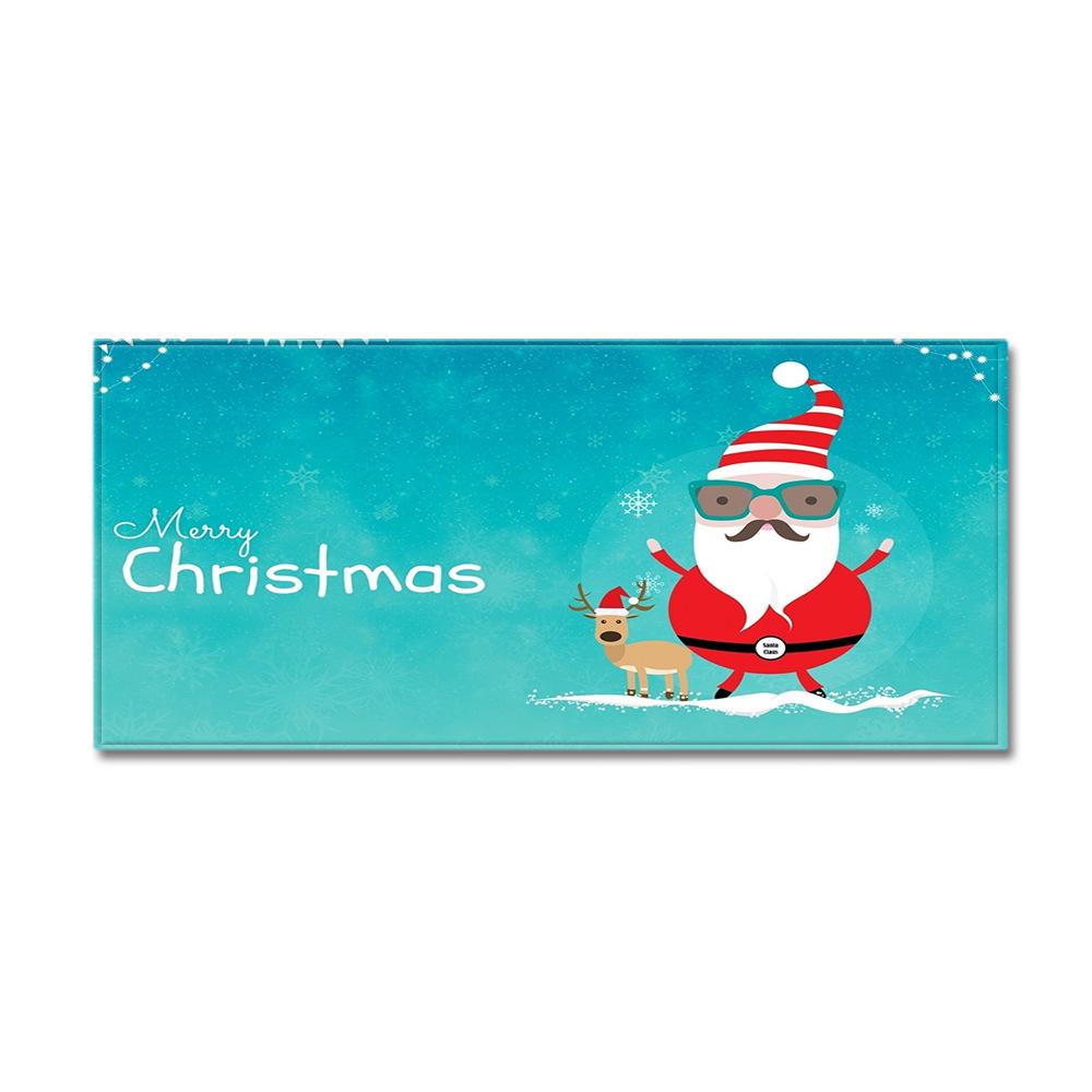 Christmas Kitchen Sand Carpet Doormat Long Floor Mat