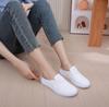 White Women's 2024 Summer Versatile Two-Way Flat Canvas Slip-On Shoes