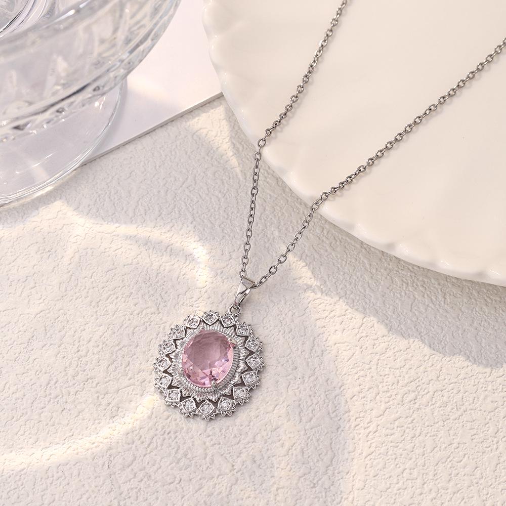 Women's Luxury Titanium Steel Pendant Clavicle & Long Sweater Necklace - Niche Design