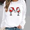Women's Cute Santa Claus Christmas Hoodie 