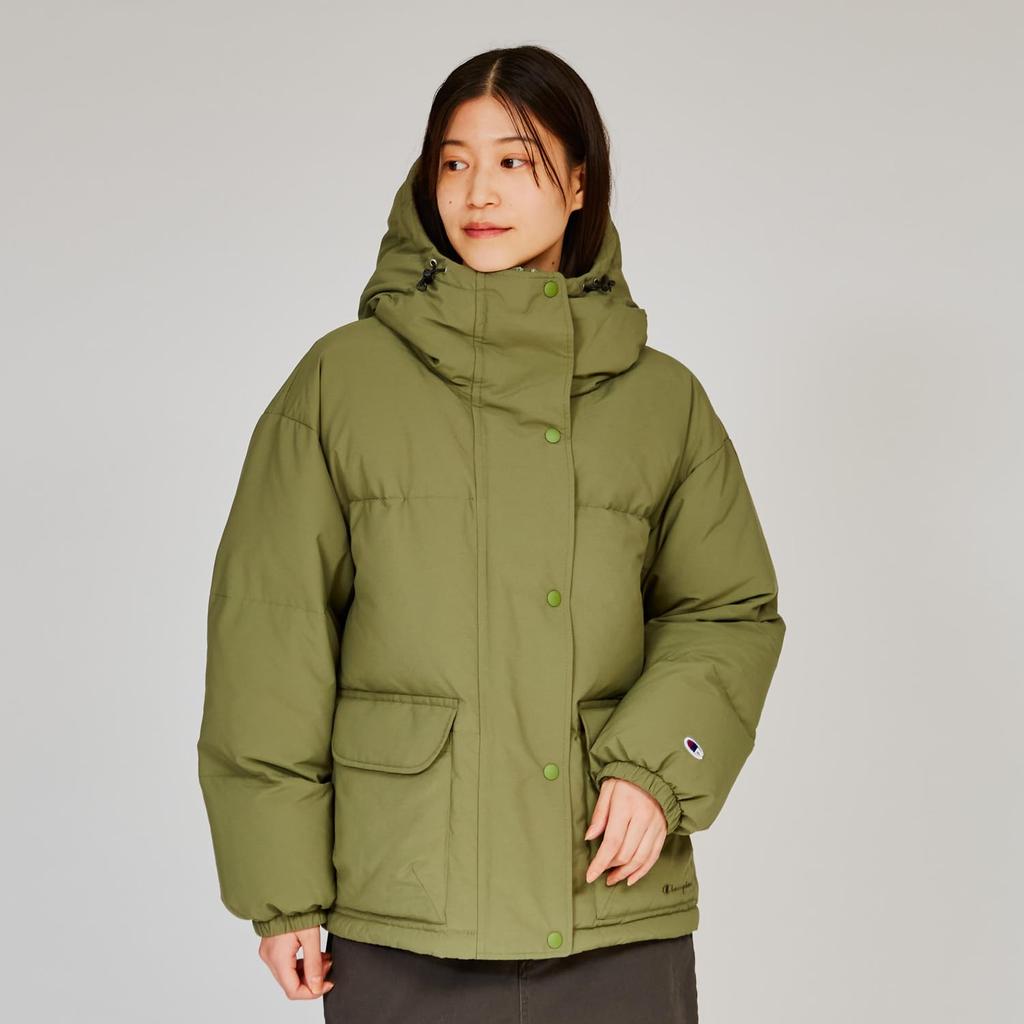 Champion Casual Long Sleeve Script Logo Zip Hooded Jacket Women's (CW-A607-760-L)