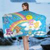 C-Care B-Bears Microfiber Blanket Quick Drying Beach Towels Oversized Printing Super Absorbent Pool Towel Blanket