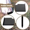 Grave Marker Stand Cemetery Plaque Holder Decoration Easy Installation To Use Heavy
