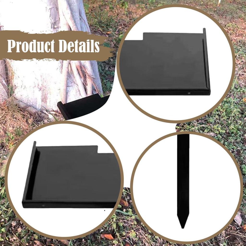 Grave Marker Stand Cemetery Plaque Holder Decoration Easy Installation To Use Heavy