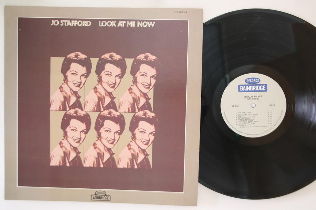 LP Record JO STAFFORD - Look At Me Now BT6234 BAINBRIDGE 1982 US Jazz Used