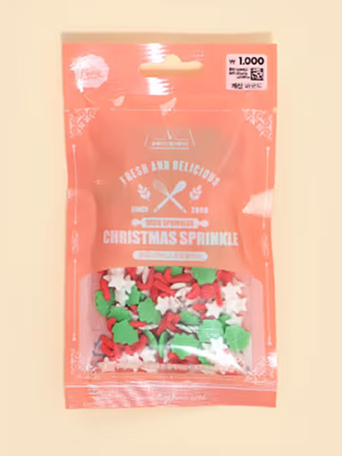Christmas Sprinkles Mix 20g for Baking & Decor 1ea