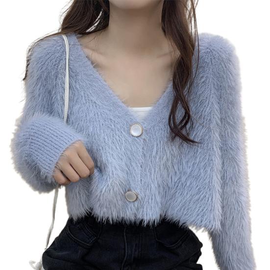 two button sweater
