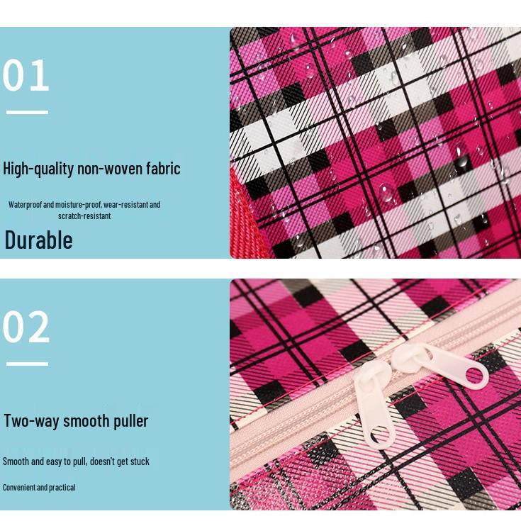 Large Capacity Non-Woven Duffel Bag for Moisture-Proof Storage of Quilts and Clothes