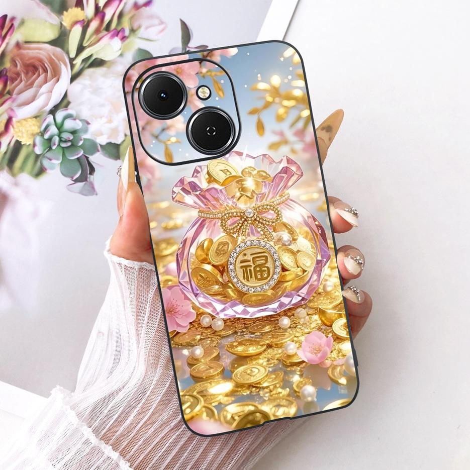 For Tecno Spark 40 Case KM5 Cute Lion Fashion Painted Cover Soft TPU Phone Cases For Tecno Spark 40C Spark40 C Back Cover Fundas