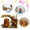 1880 Pcs Capybara Building Block Pen Holder DIY Blocks Bricks Toys Multi-Function Desk Organizer Animal Theme Desktop Decoration