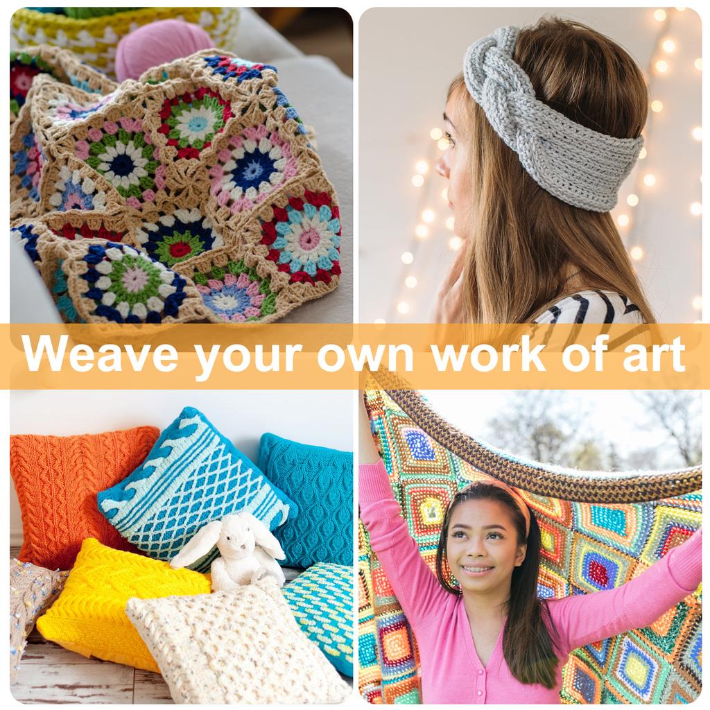 Wood Crochet Blocking Board Kit With Stainless Steel Rod Pins For Knitting Granny Squares Crochet Board Crafting Lovers Gifts