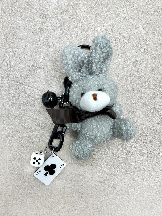 SATTCHI ALICE RABBIT BAG CHARM FREE