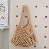 Hand Braided Tote Bag Large Capacity Boho Handbag Women Summer Beach Tote Rope Braided