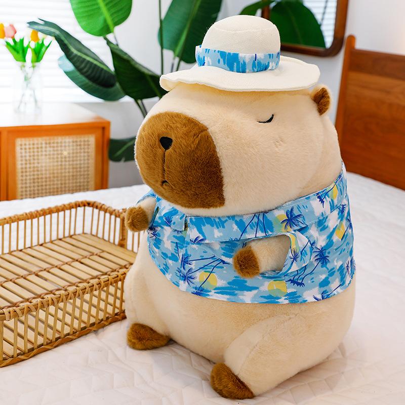 New Summer Capybara Plush Toy Kapibara Doll Large Rag Doll, Birthday Gift, Grab Doll