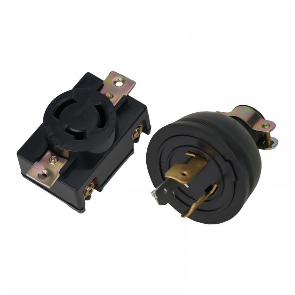 Generator Plug 3 Pins AC250V Anti Loose Plug Socket