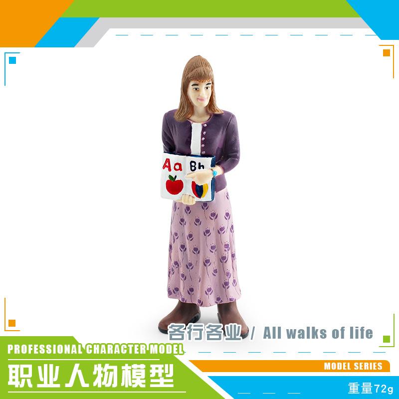 Giocattolo Educativo Montessori Mondo della Cognizione Architettura Figure Professionali insegnanti medici costruzione polizia Action Figures