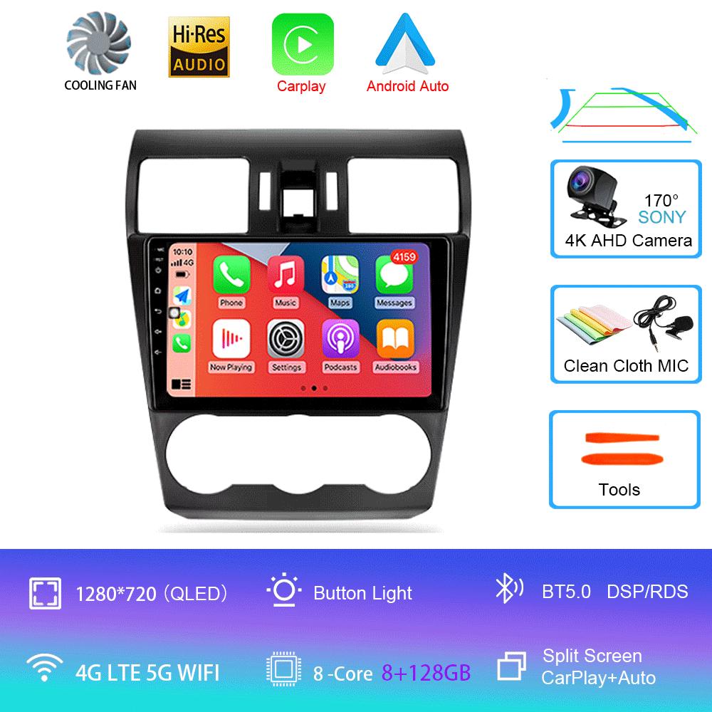 Android 14 Video Player Car Radio For Subaru Forester 4 SJ 2012 - 2015 Multimedia Navigation Stereo GPS No 2din 2 Din Dvd