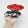 14.5cm Car Front Hood Emblem ABS Badge Cover For Ford Focus Ranger Mustang Kuga Mondeo Fiesta Explorer Transit Accessories