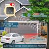 Allarme Viale Wireless Impermeabile IP65 Con Sensore di Movimento PIR Rilevamento Fino a 800 Metri Sistema di Allarme di Sicurezza