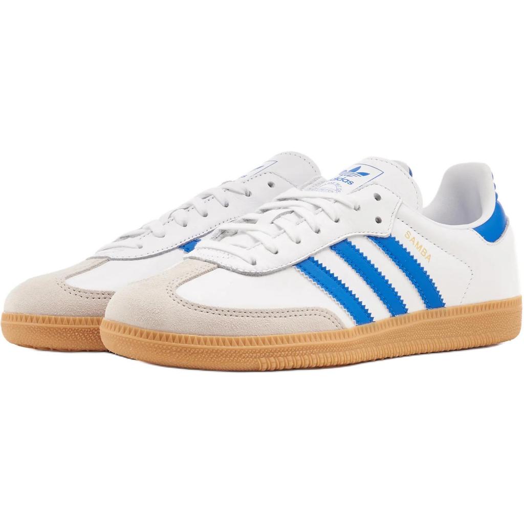 Adidas Samba OG J White Blue Gum Kids Sneakers Cloud-White JP5482