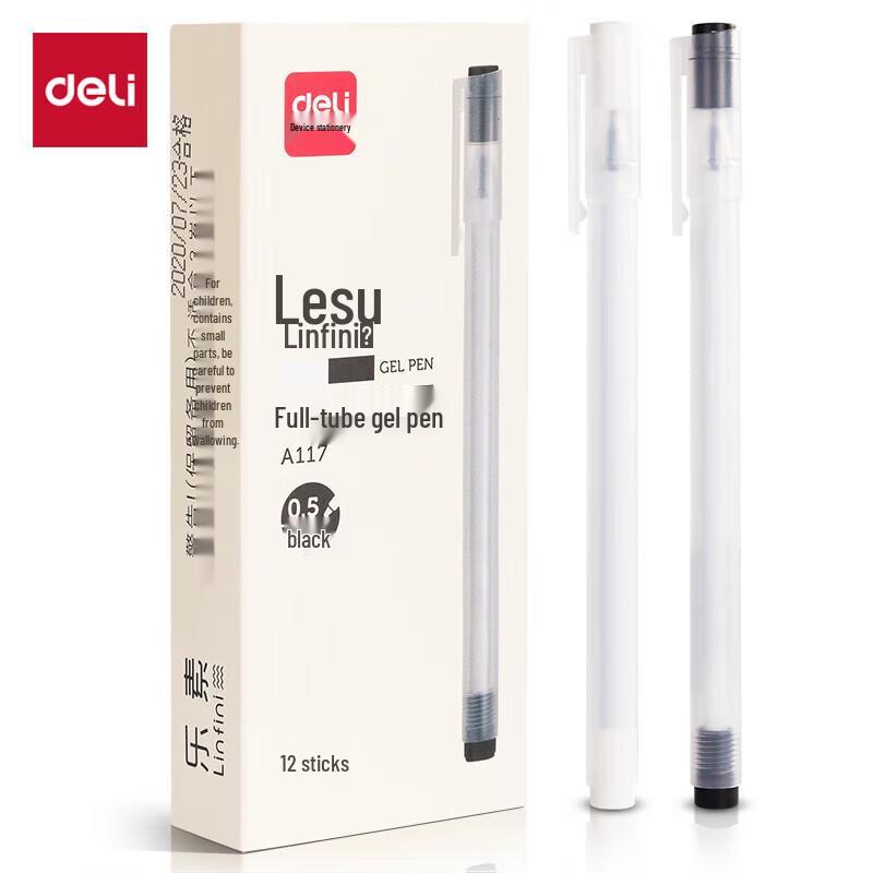Deli 0.5mm Transparent Series Gel Pen