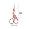 Fenrry 1pc Retro Crane Mouth Scissors Stainless Steel Scissors Cross Stitch Embroidery Knitting Sewing Handicraft Scissor DIY