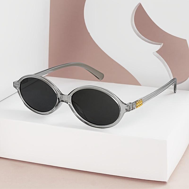 3pcs Y2K Retro Oval Fashion Glasses for Men and Women Lightweight and Durable Accessories Casual Glasses