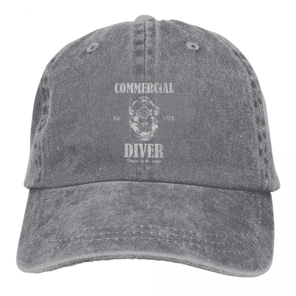 Einfarbige Dad Hats Taucherhut Damenmütze Schirmmütze Baseballkappen Tauchen Scuba Diving Schirmmütze