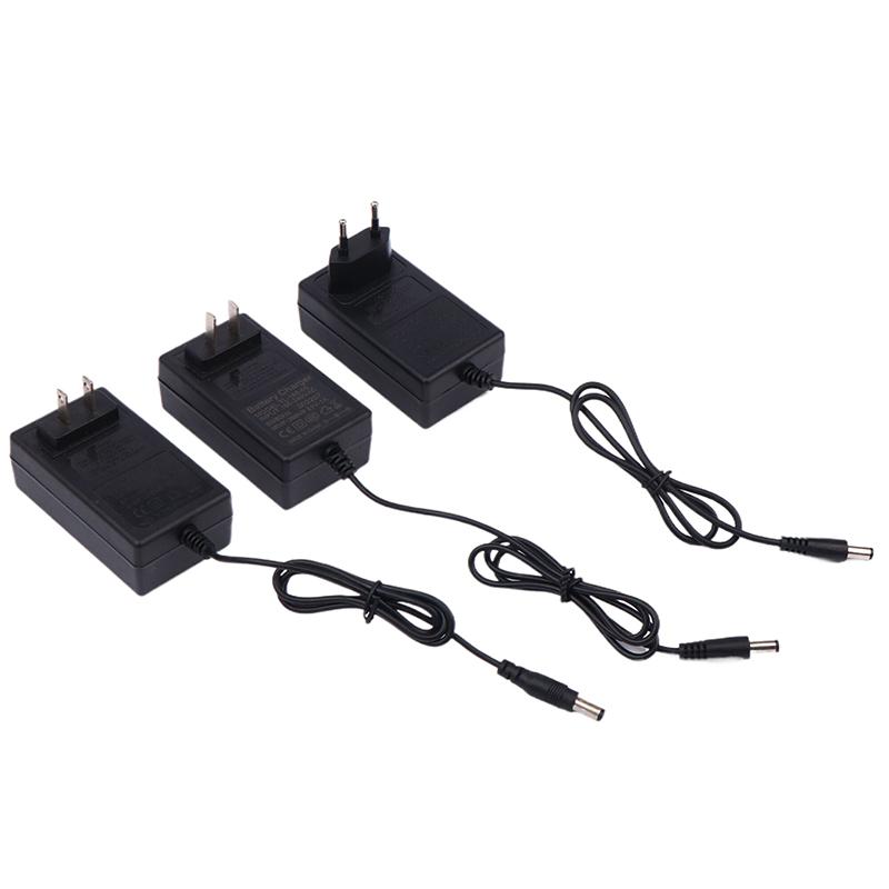 1PCS 21V Lithium Battery Charger 1A Intelligent Power Adapter For 18V Electric Drill EU US Plug Transformer 5-String Charger