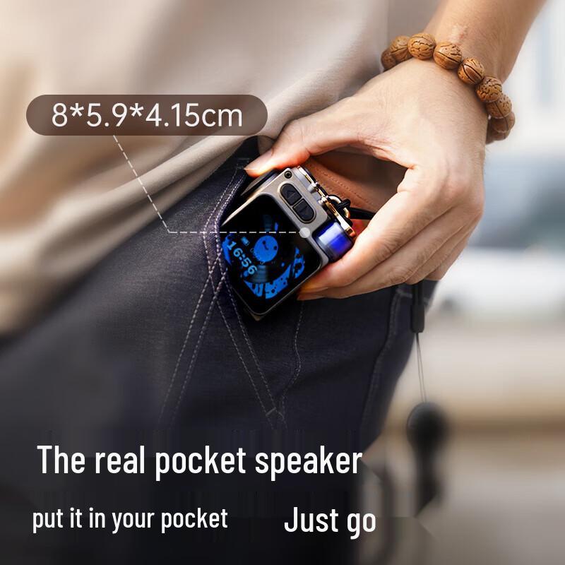 Newmine K15 Portable Bluetooth Speaker with Display CN plug (adapter included)