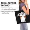 [Monira] Gremlins Shopping Bag, Eco Bag, Tote Bag, Multifunctional, Shopping Bag, Convenience Store Bag, Foldable, Large Capacity, Lightweight, Waterp
