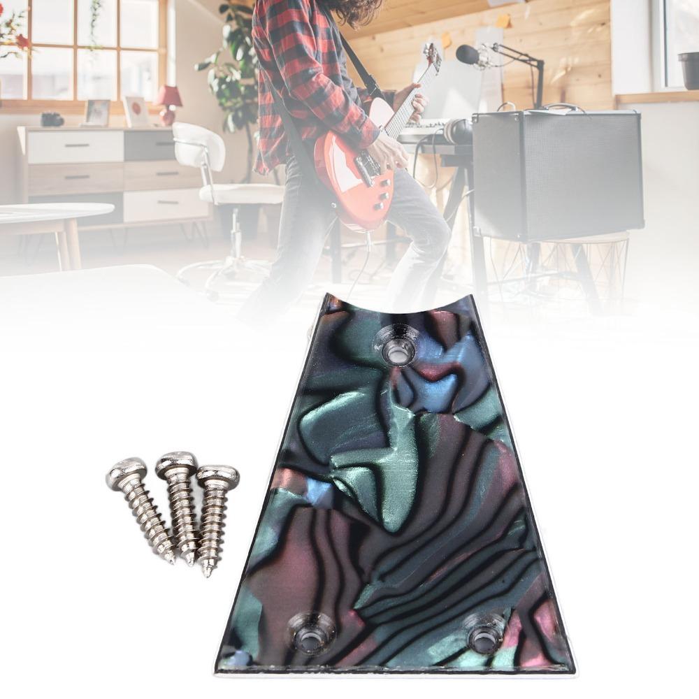 2PCS Multicolor Truss Rod Cover Plate Polymer Material Guitar Rod Cover Plate Bass Guitar GR40