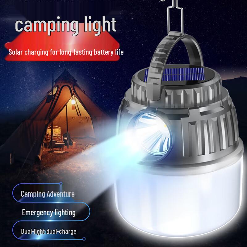 SHENYU Solar Rechargeable LED Camping Light
