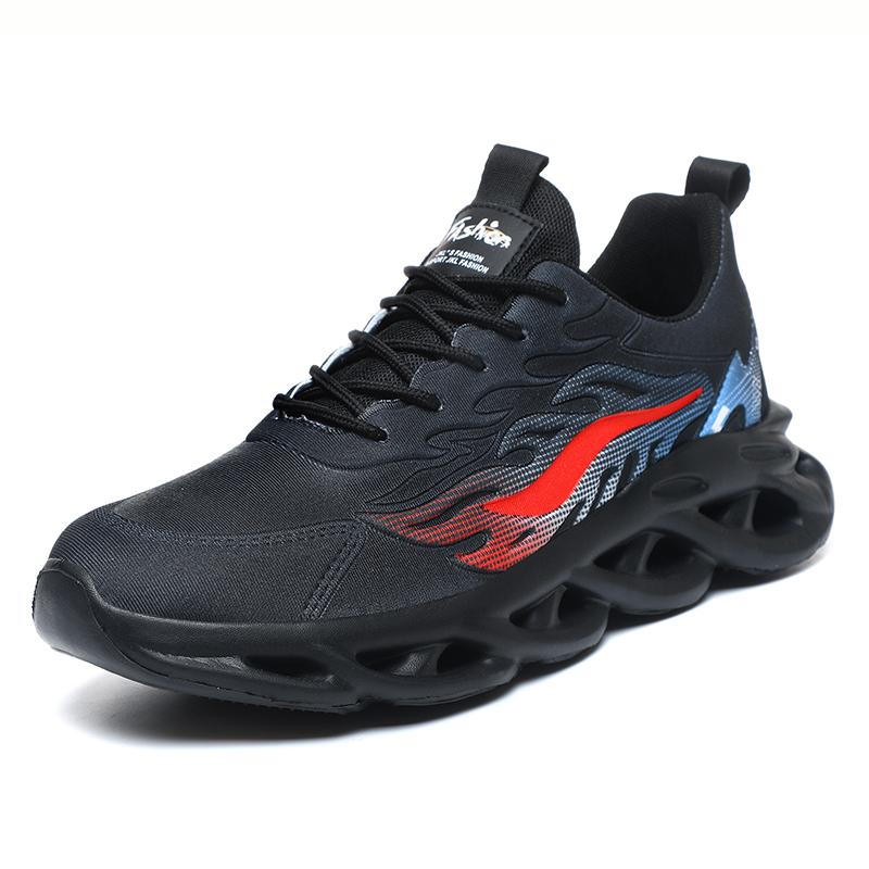 

Men s shoes sports casual shoes thick soles non-slip teenagers ultra-light shock absorption blade running tide shoes 36