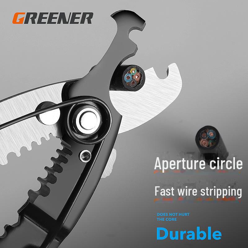 Green Forest Multi-Function Automatic Electrician Wire Stripper Tool
