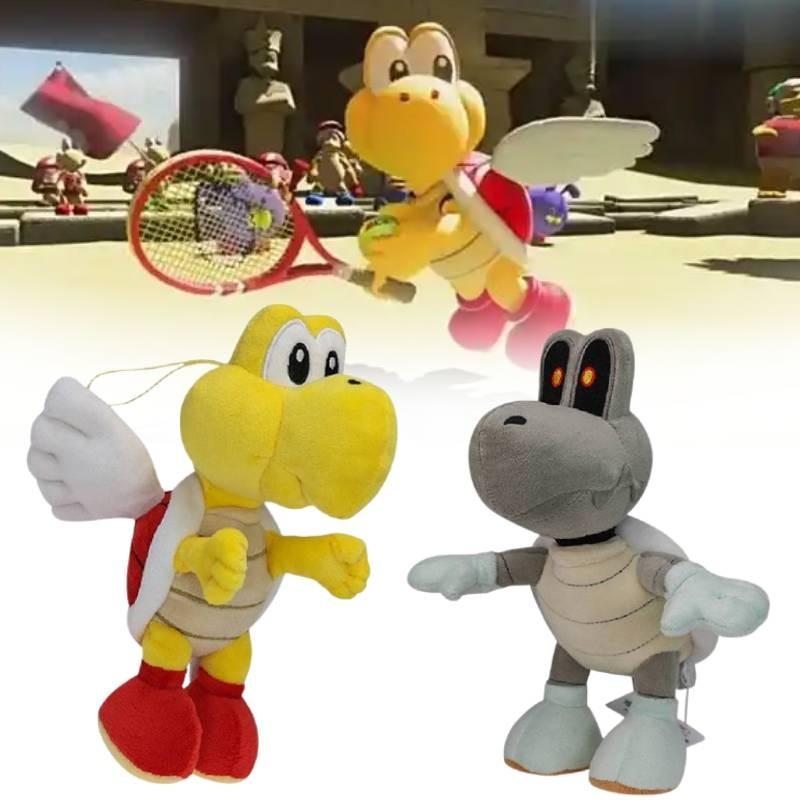 Adorable Mario Flying Slowpoke Turtle Plush Toy With Skull Design And Roller Skates