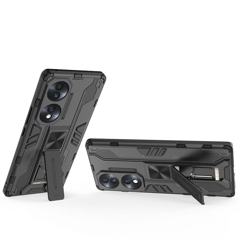 Funda For Honor 70 5G Case Car Magnetic Stand Holder Armor Shockproof Coque For Xonor Honer Honar 70 Honor70 Hard PC Back Cover