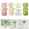 Glass Vase Dried Flower Container Stem Bunch Holder for Indoor Home Desktop