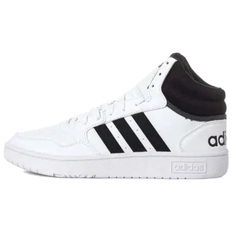 Hoops 3.0 Adidas Neo Mid  White Black  GW3019 40
