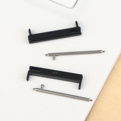 1 Para adapterów do opaski na nadgarstek 24 mm na 22 mm/20 mm do smartwatcha 7/9/D5I Akcesoria Złącze zamienne do smartwatcha