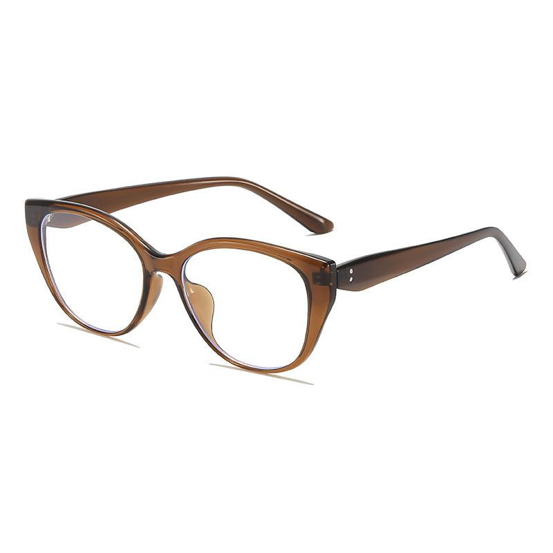 

1/2Pcs New Cat Eye Glasses Women Anti Blue Light Eyewear High Quality Transparent Blocking Blue Light Computer Glasses