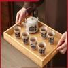 OLOEY Bamboo Tea Set with Tray