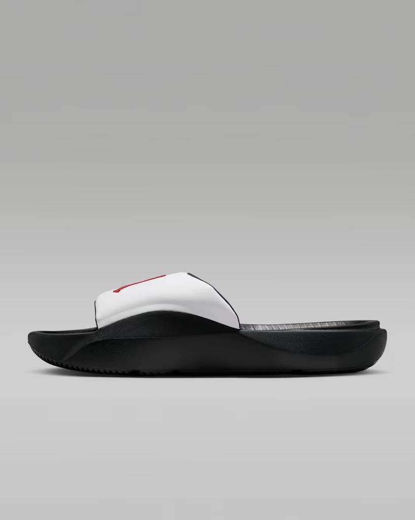 HF3263-101 Nike Jordan Franchise Slide Weiß/Schwarz/Gym Red (Herren)